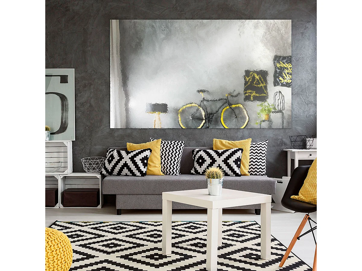 Sticker miroir géant 1,20 x 1 mètre - 2 pièces de 60 cm x 1 mètre 100 x 120 cm - Autocollants stickers adhésifs effet miroir