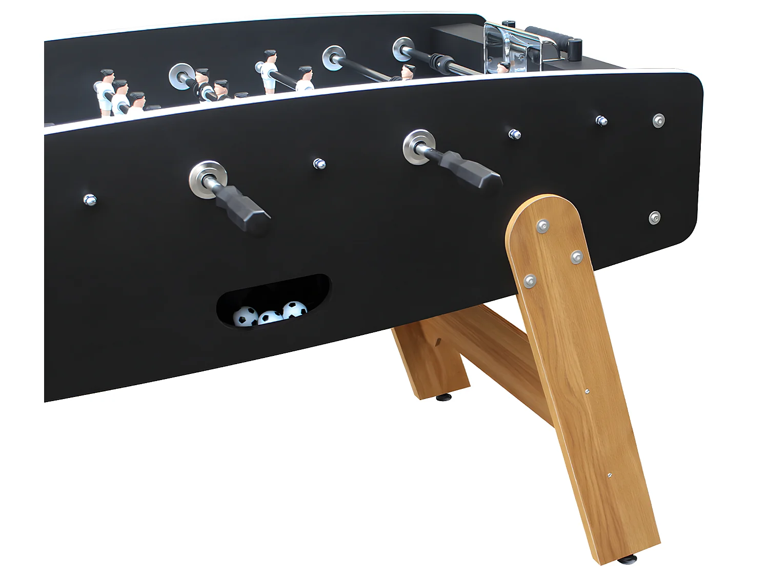 Calcio balilla nero BRESIL