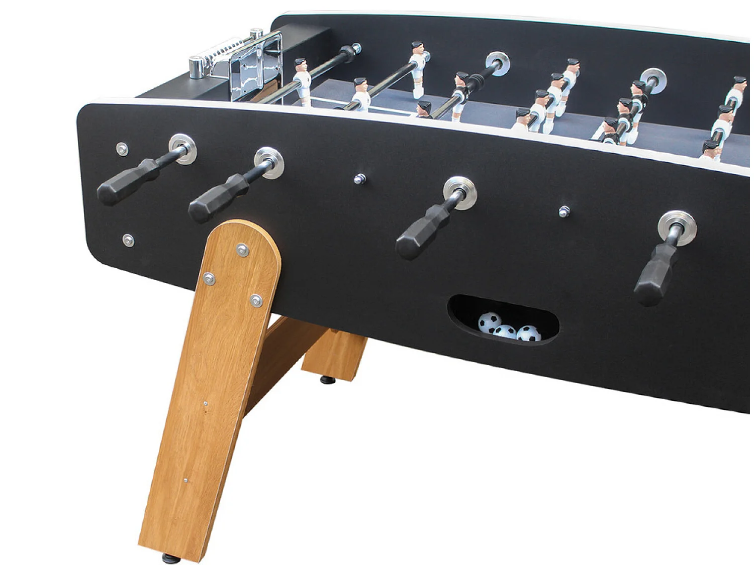 Calcio balilla nero BRESIL