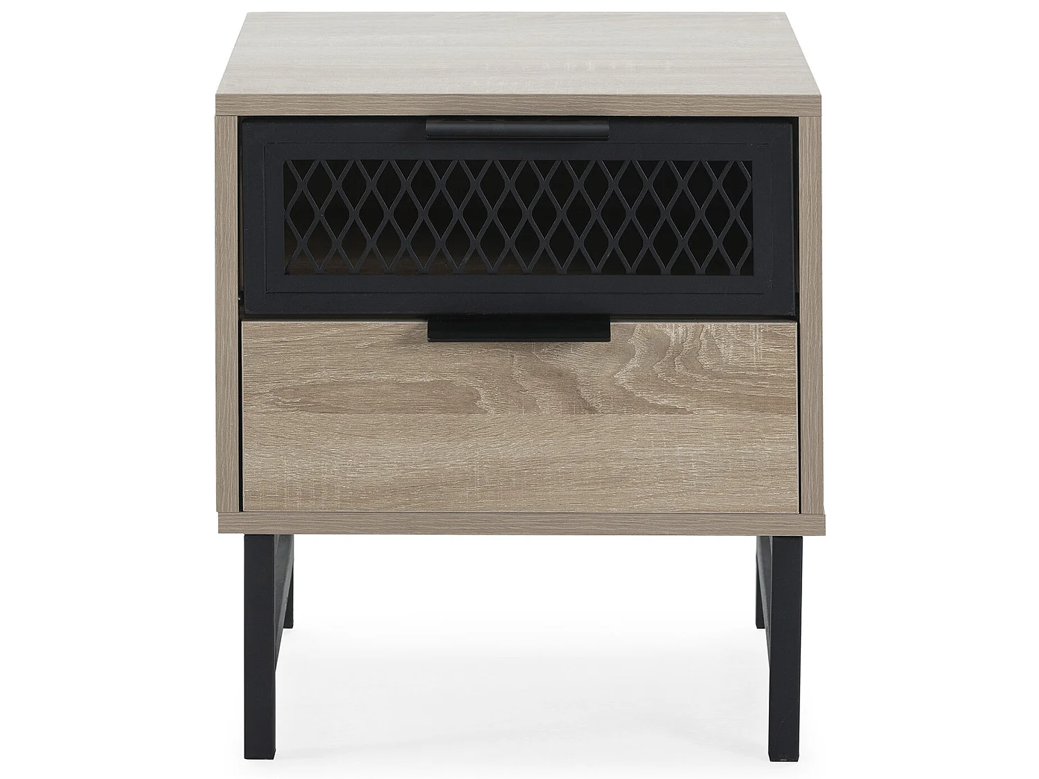 Table de chevet Hera 1 porte 1 tiroir coloris bois