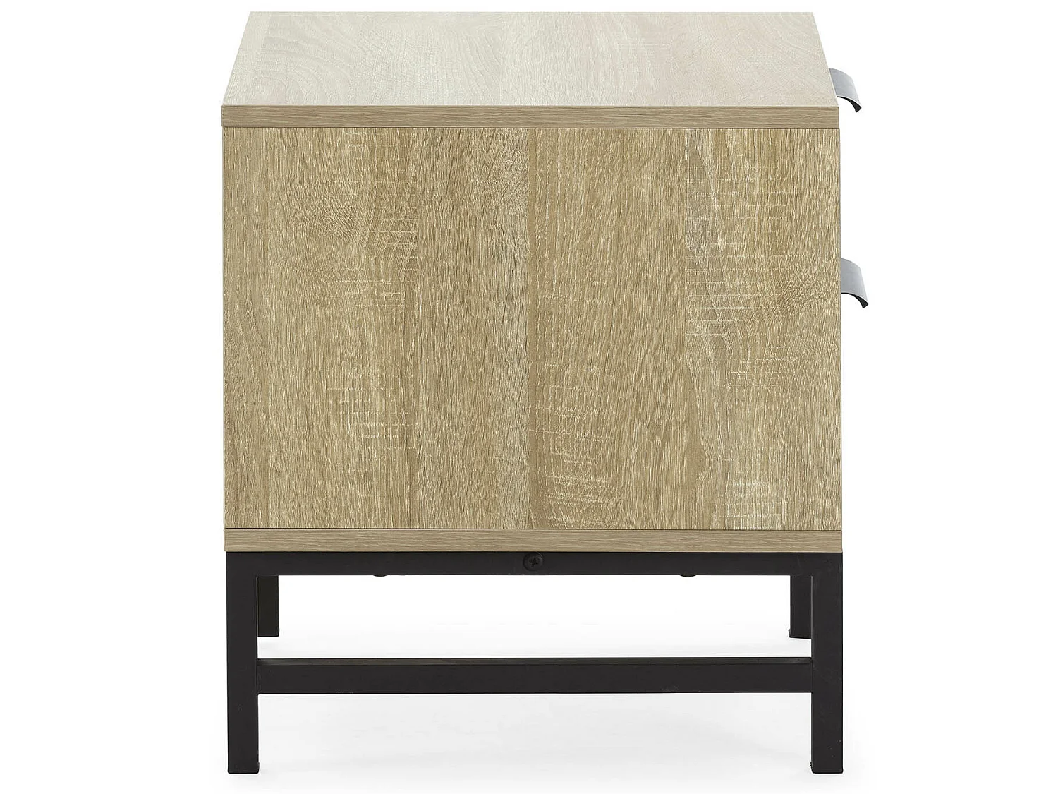 Table de chevet Hera 1 porte 1 tiroir coloris bois