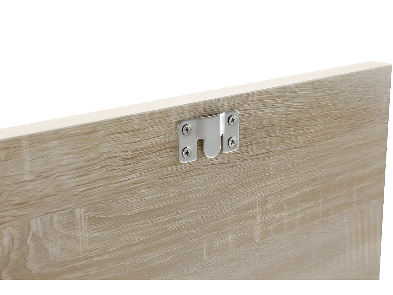 Tête de lit Musa 145x65 cm couleur chêne, rotin naturel