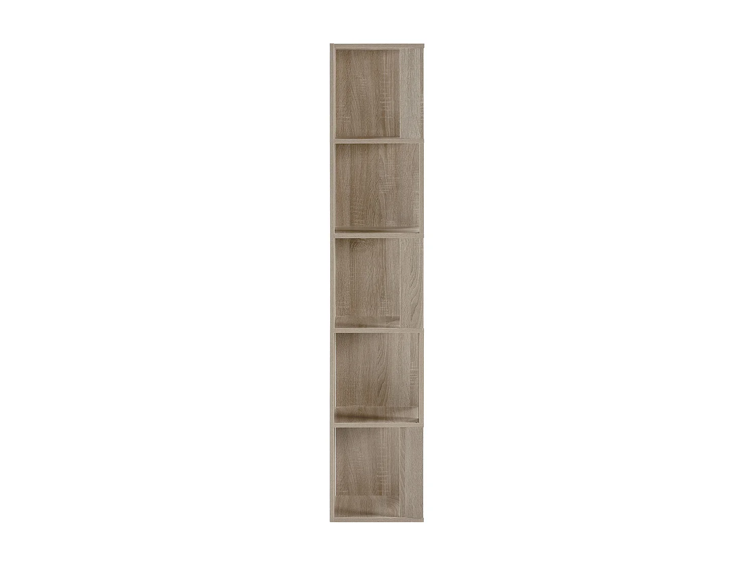 Hoekplank Fiji 5 vakken kleur Eikenhout