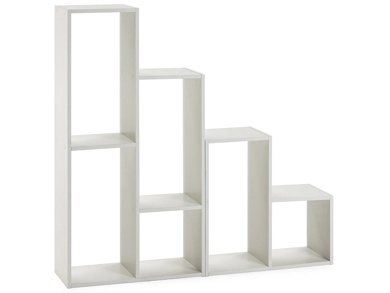 Boekenkast Cies 6 vakken kleur Wit