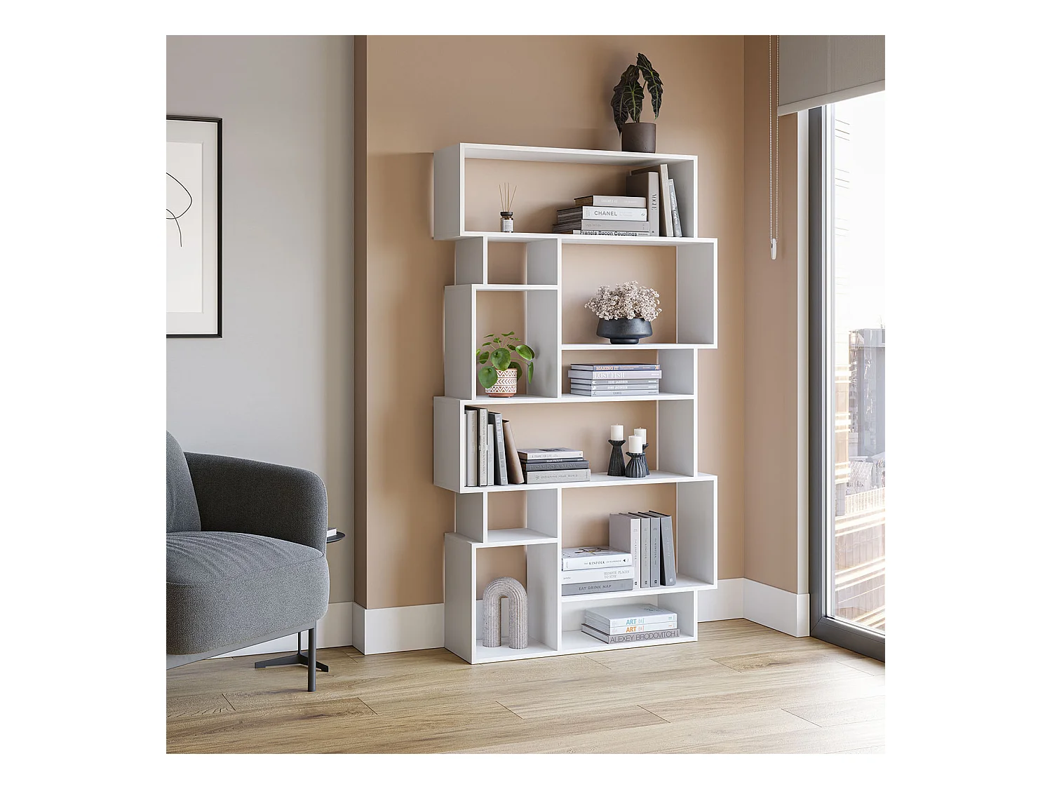 Estantería Hawai 10 huecos color Blanco