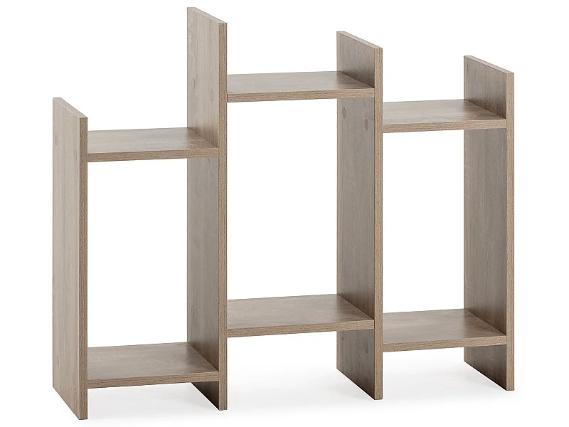 Estante Feroe 3 espaços em Carvalho