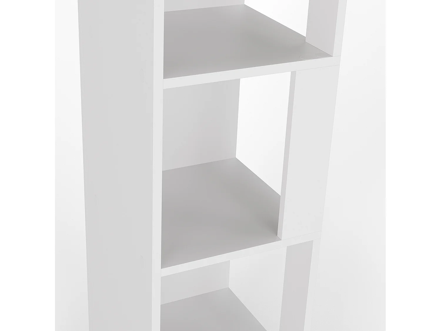 Etagère d'angle Fiyi 5 trous couleur blanc