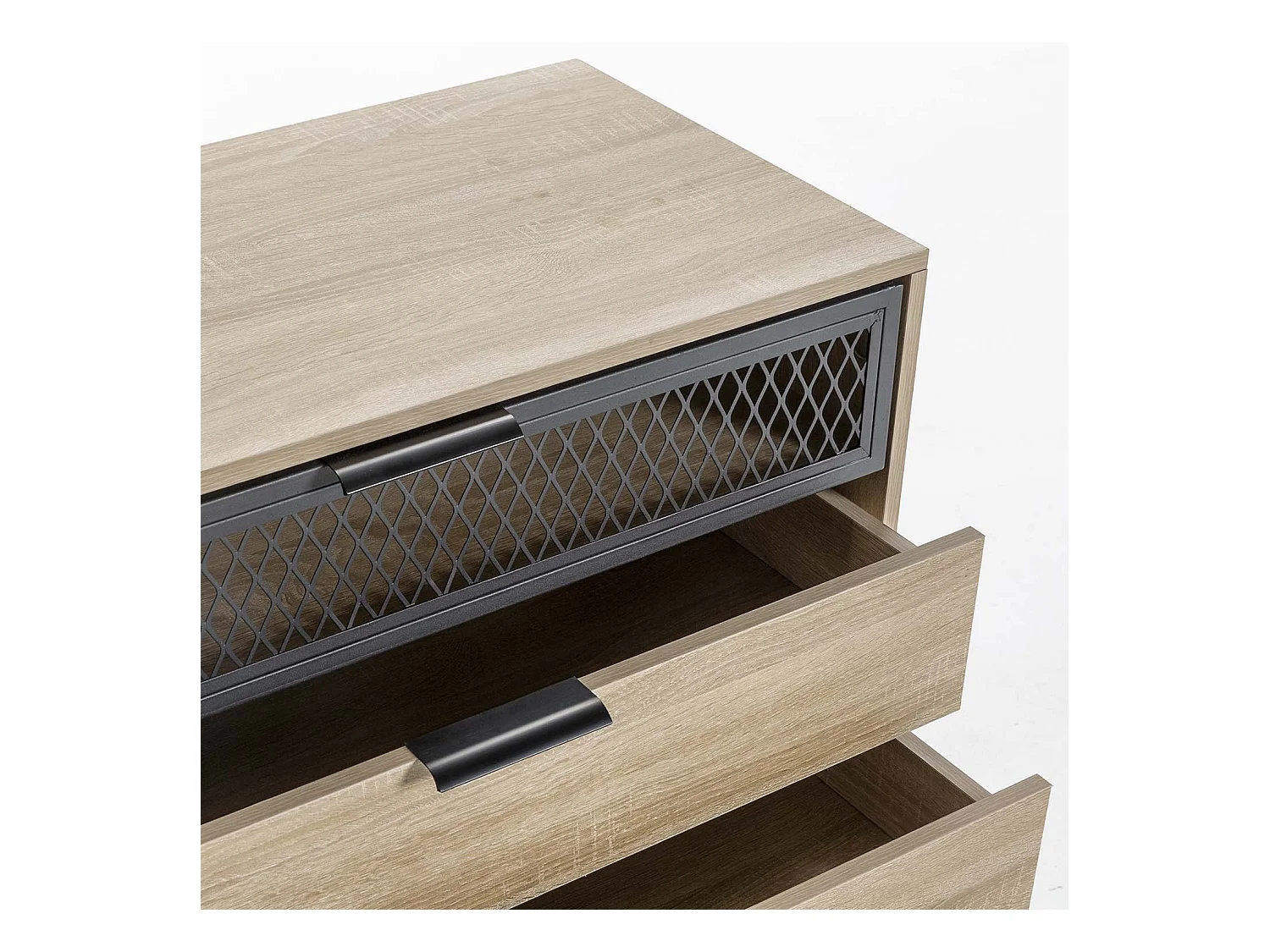 Kommode Hera 3 Schubladen holzfarben