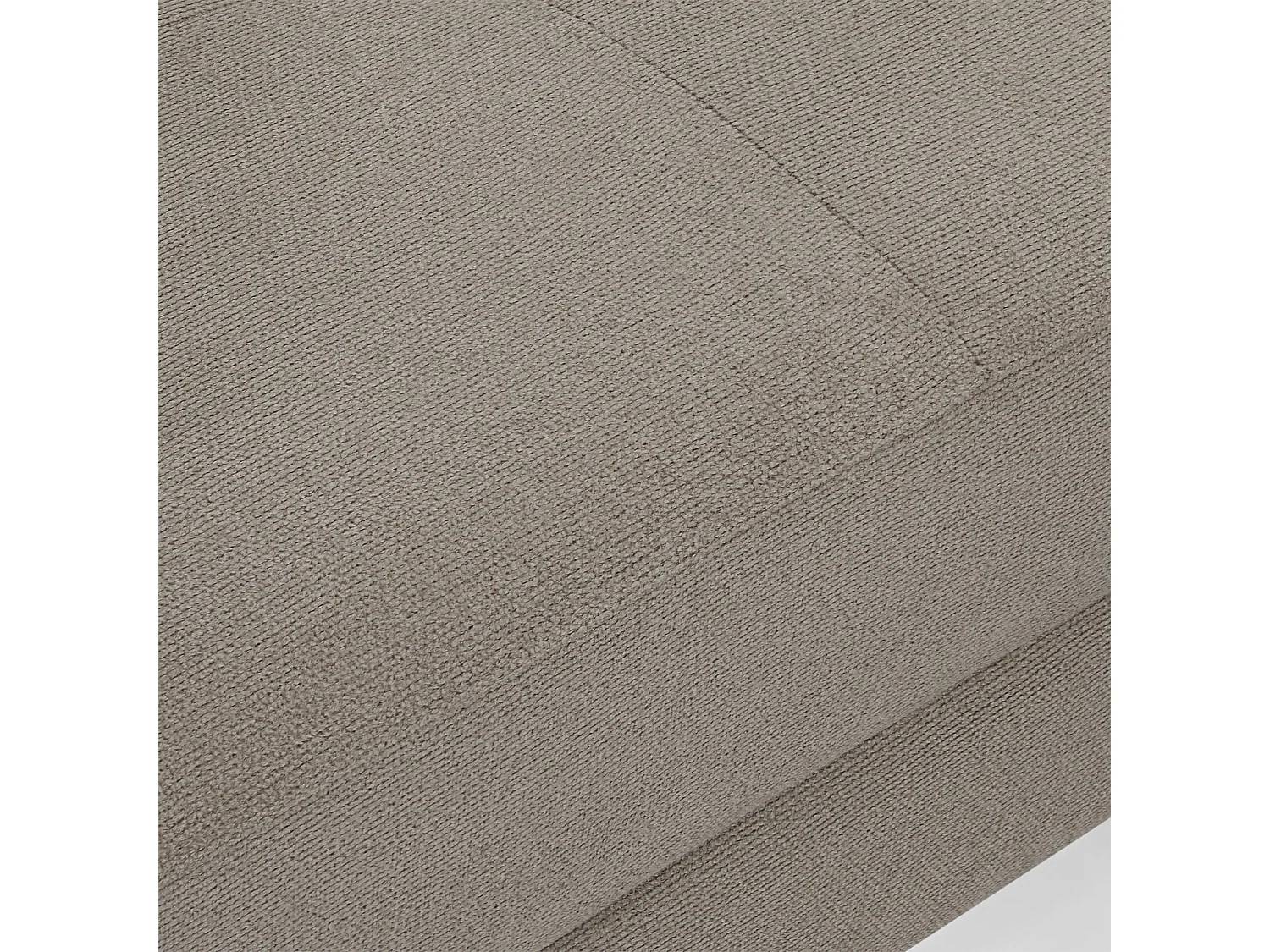 Hoekbank met hoek rechts 5 zitplaatsen Betis van stof - beige