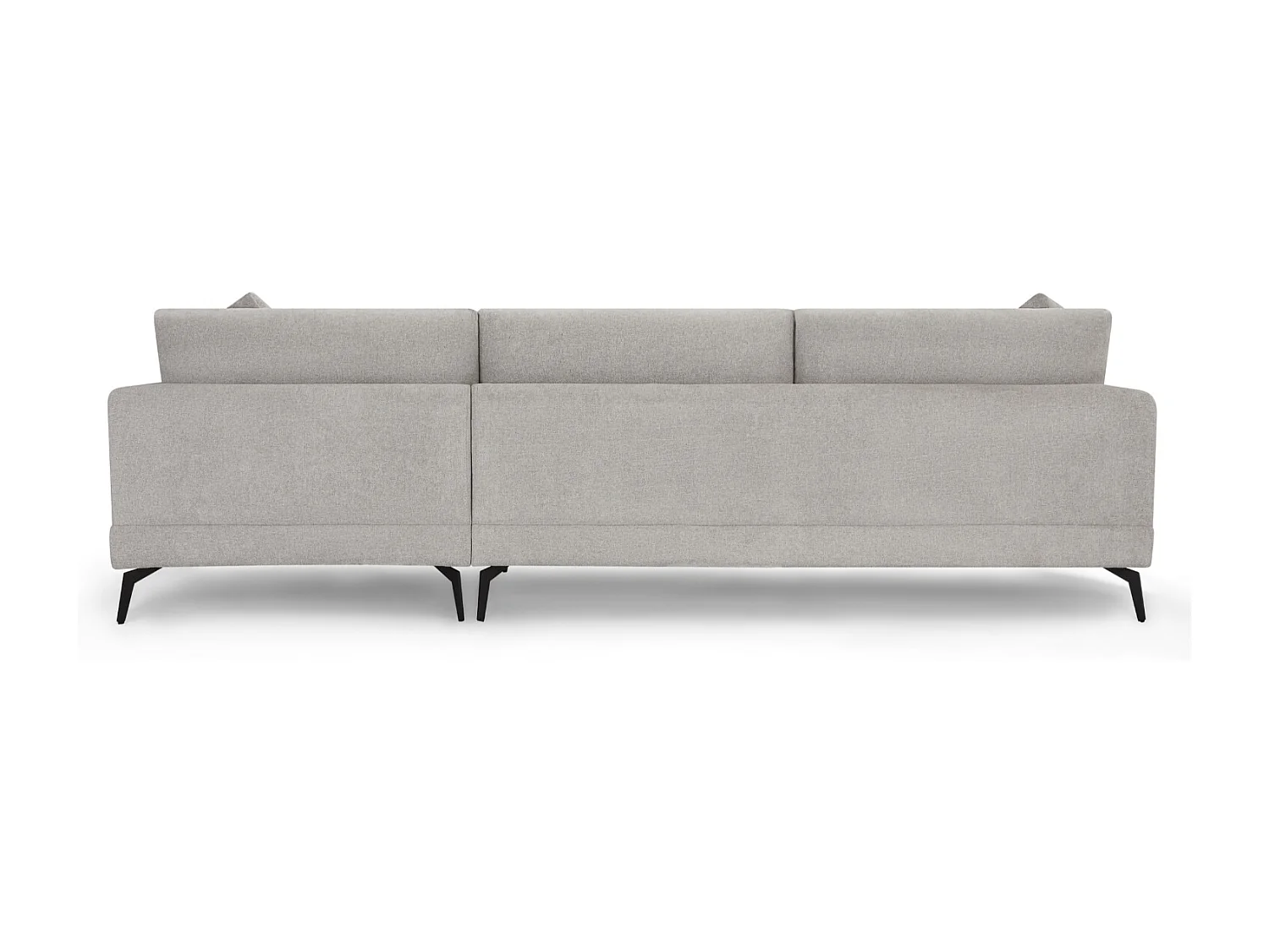 Ecksofa Links Maggie - 3-Sitzer - Stoff - Beige