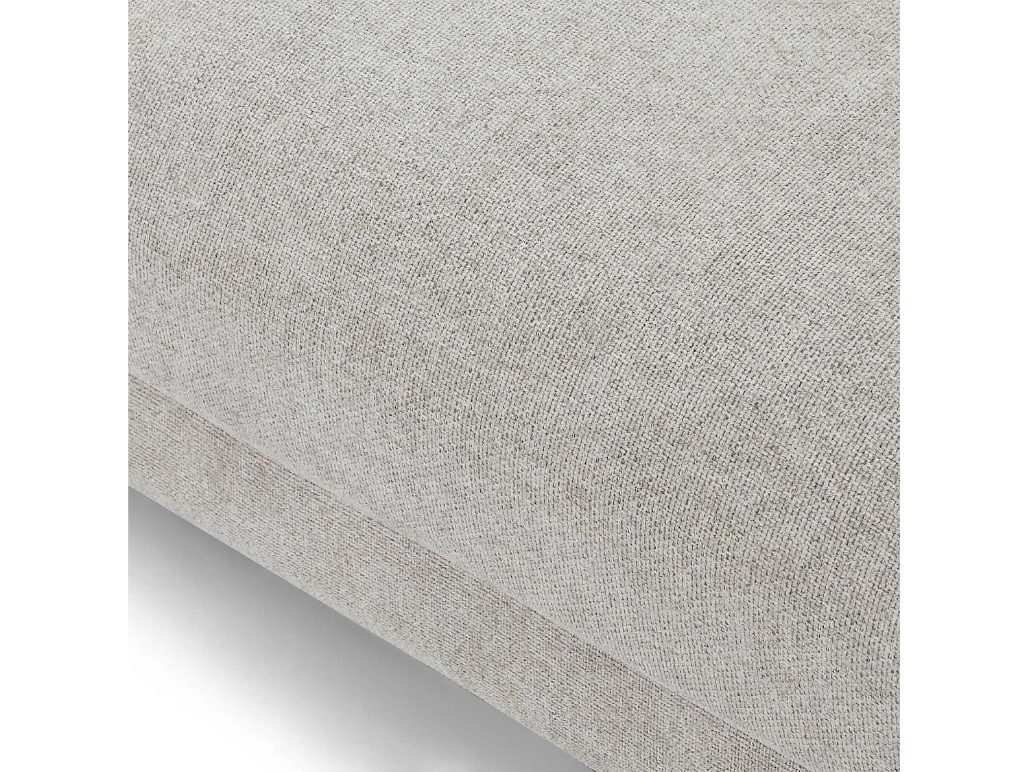 Canapé d'angle gauche Maggie - 3 places - Tissu - Gris