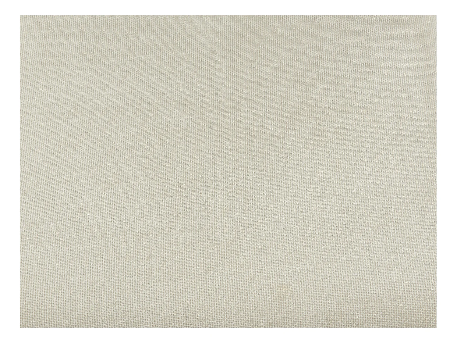 Barhocker 2er-Set - Stoff & schwarzes Metall - Höhenverstellbar - Beige - NORIEL