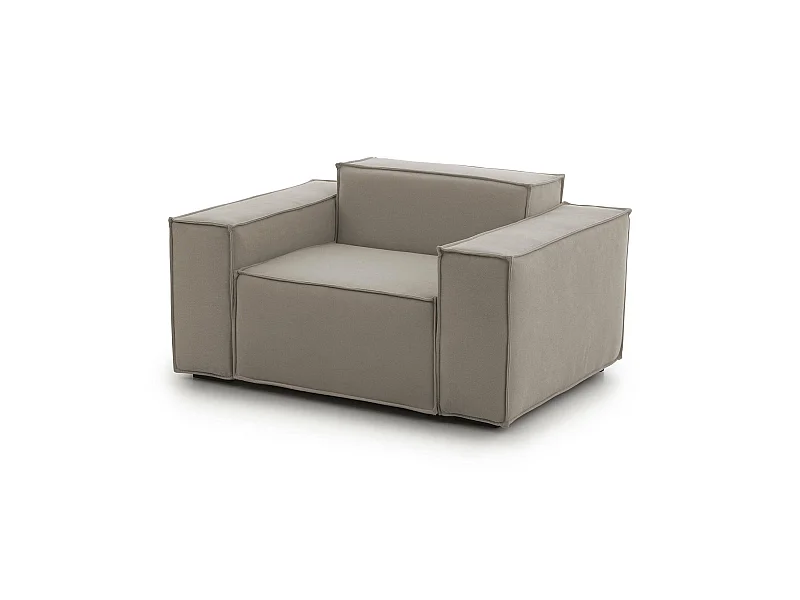 Talamo Italia Stoel Cristiana Duifgrijs Armleuningen, Draagkracht 90 kg, Zithoogte 43 cm, Made in Italy