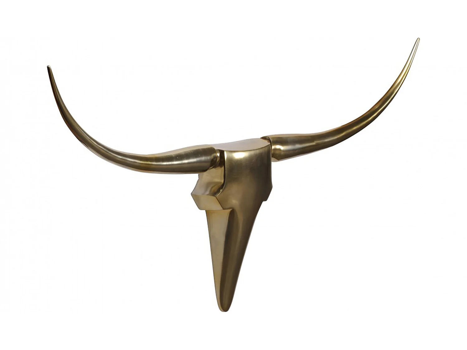 Deko Antler Bull L in alluminio Deisgn corna 125 cm decorazione della parete Nuovi