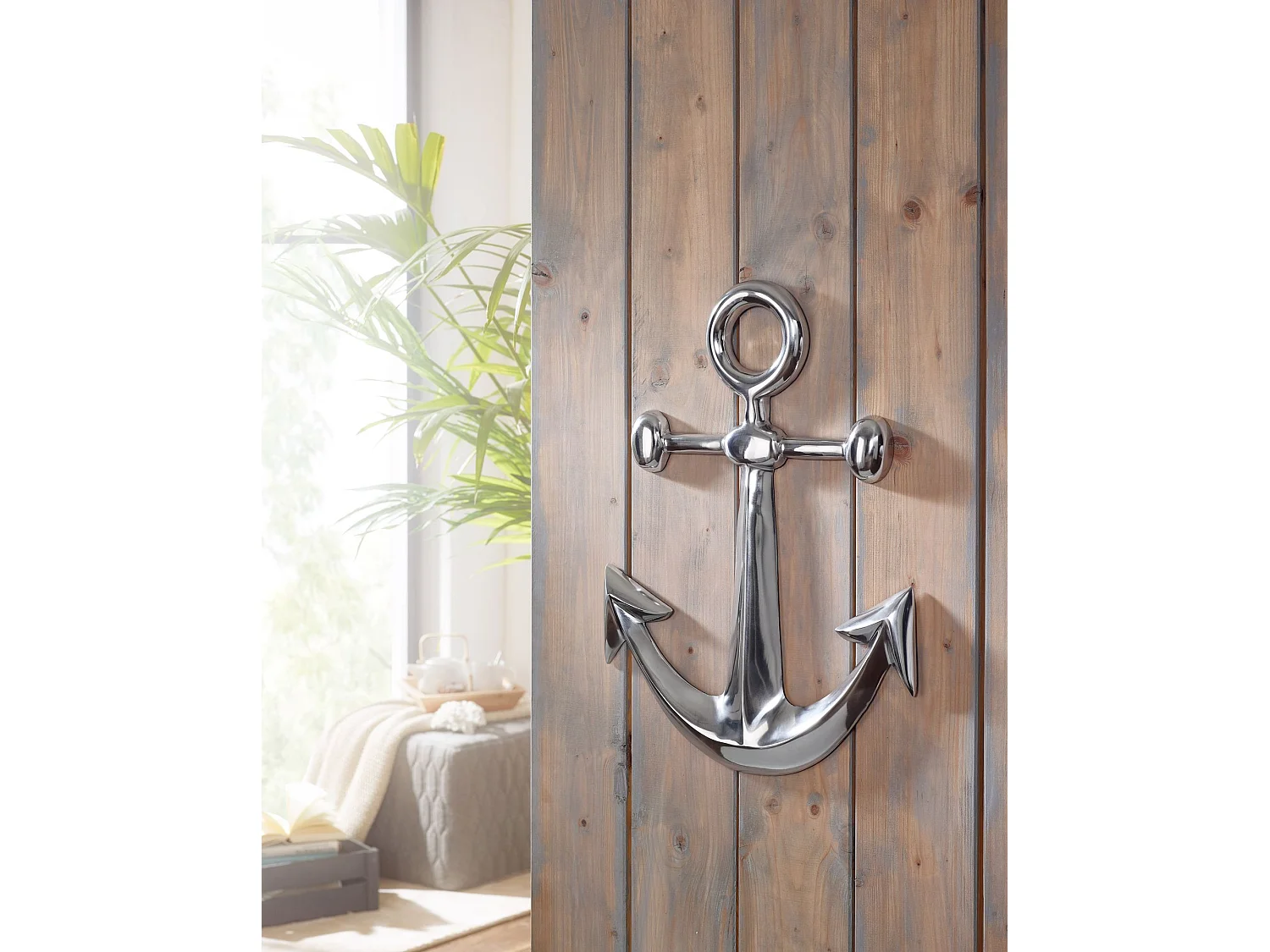 Maritime Dekoration Anker Maritim Deko Aluminium Schiffsanker Bootsanker Wand