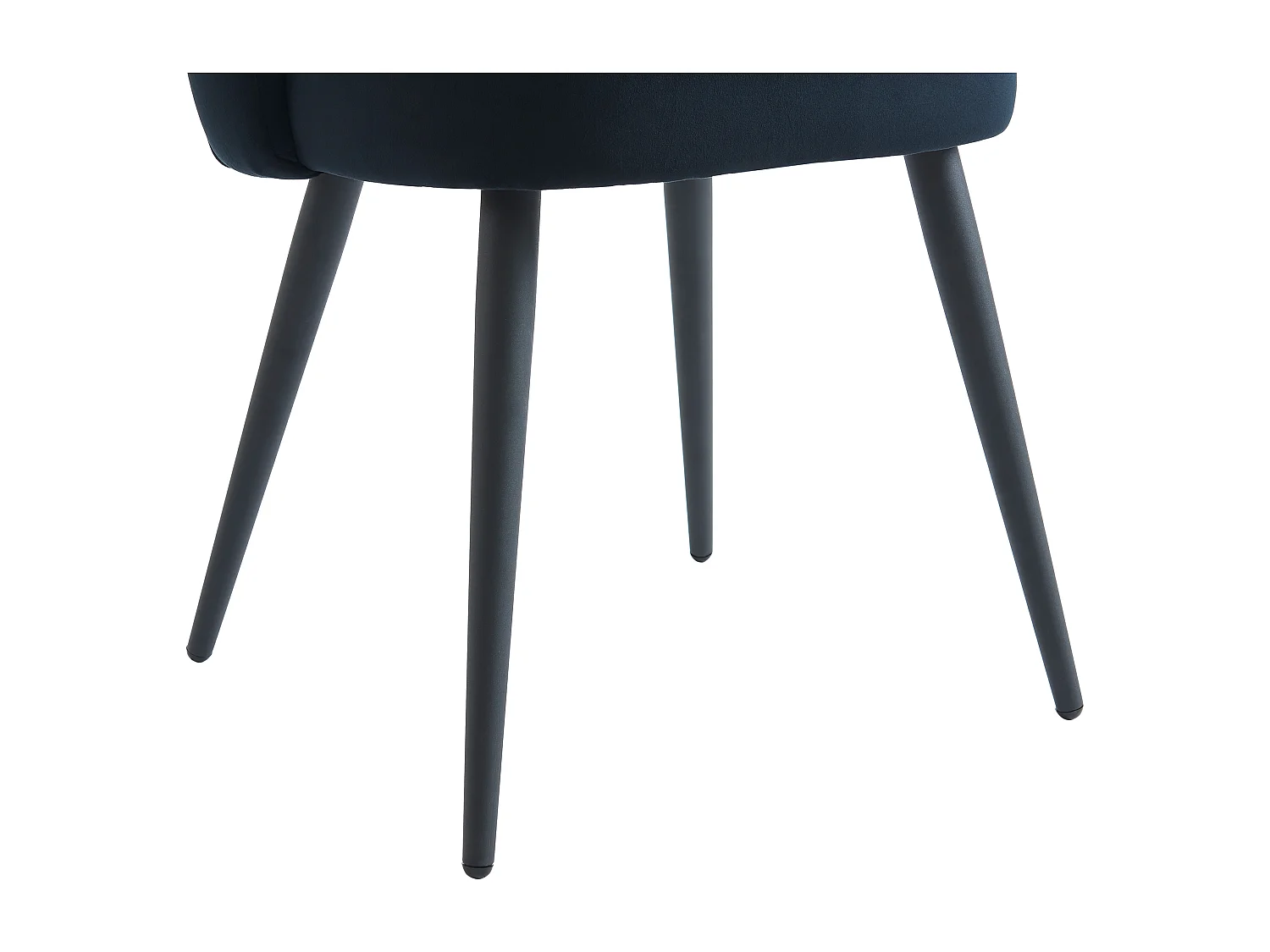 Set van 2 stoelen van velours en metaal - Zwart - PRANILLA van Pascal MORABITO