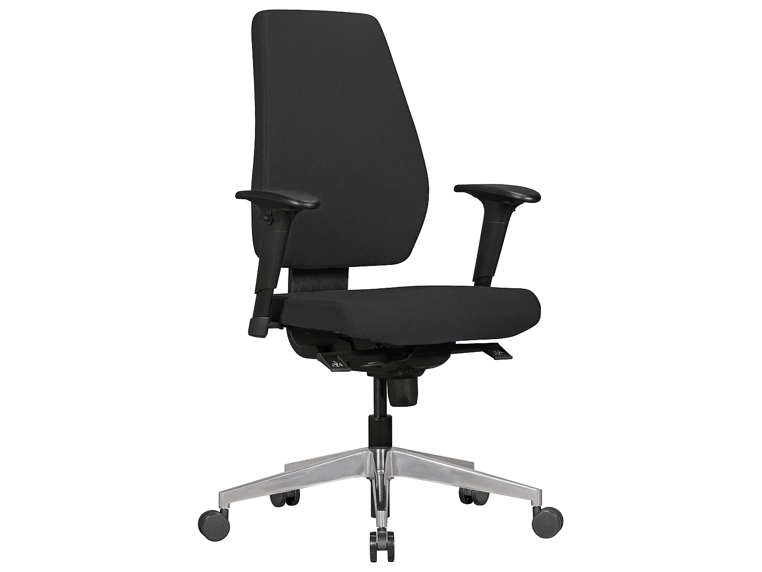Bürostuhl Ergonomisch Stoff Schwarz Drehstuhl Büro Sessel Chefsessel Kopfstütze