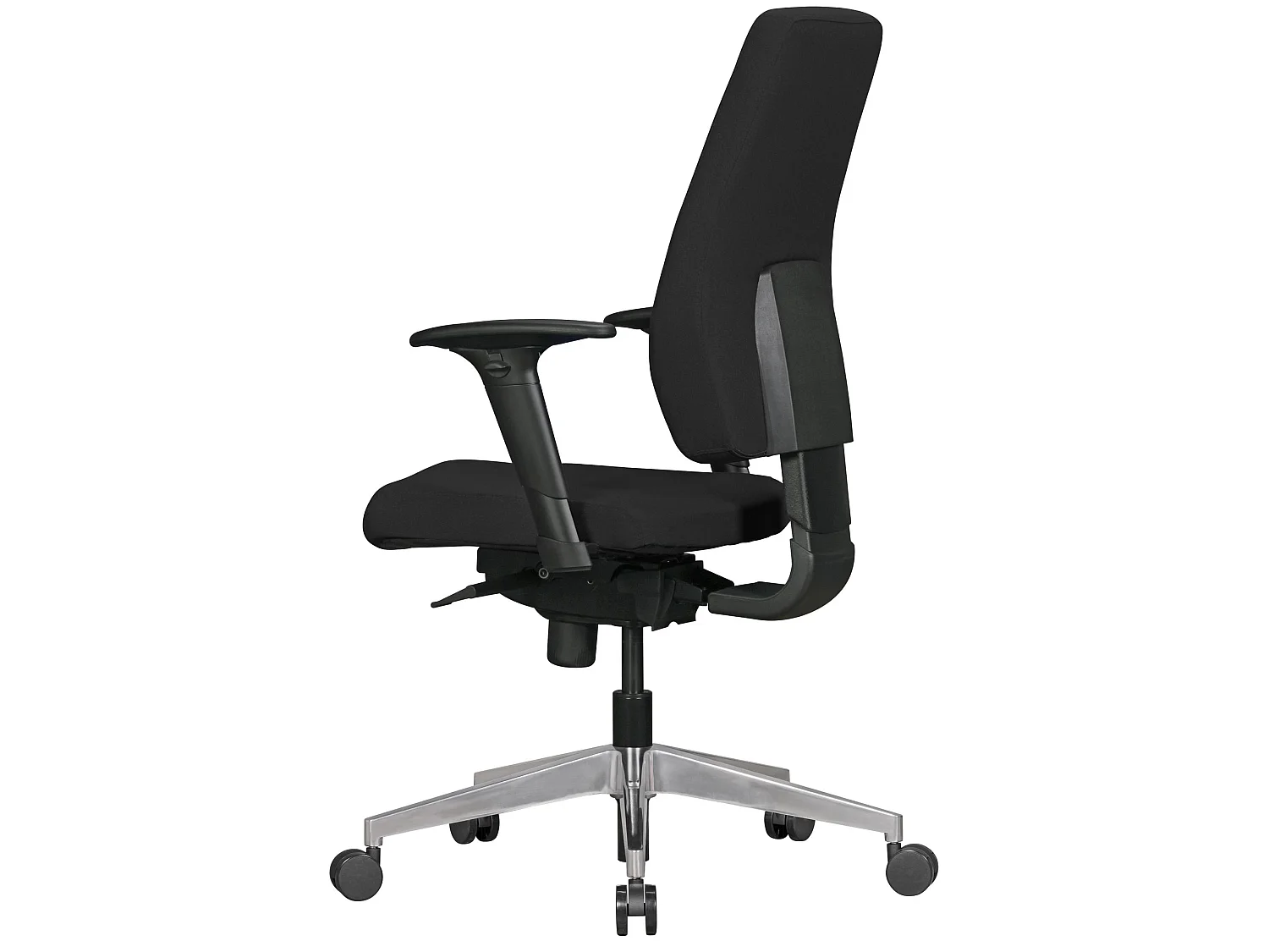 Bürostuhl Ergonomisch Stoff Schwarz Drehstuhl Büro Sessel Chefsessel Kopfstütze