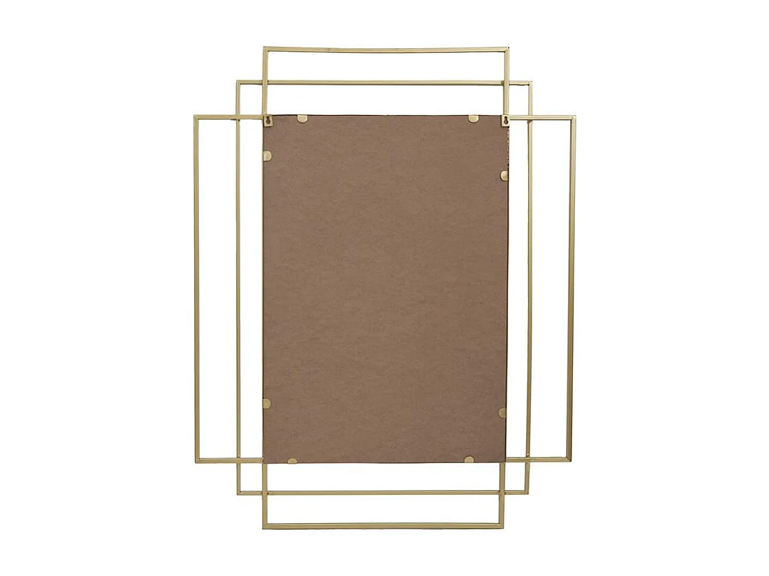 Miroir Art Deco Dore Or