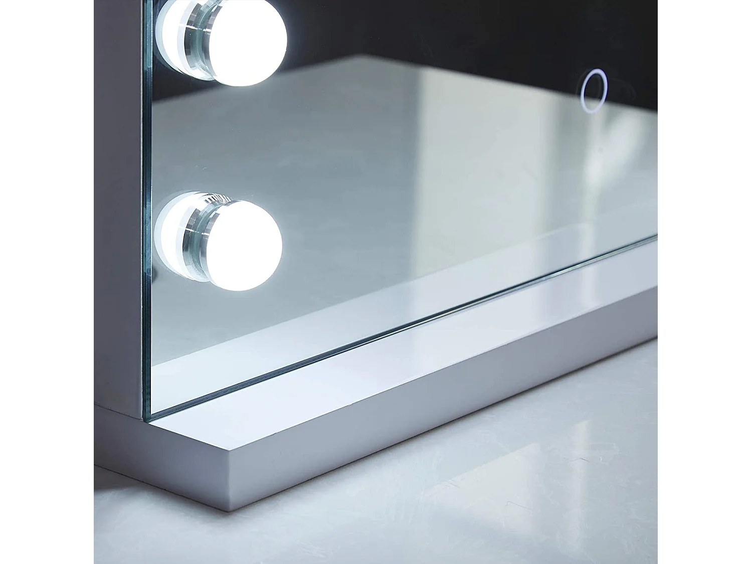 Miroir de maquillage hollywood blanche 58 x 3 x 43 cm 01_0000393