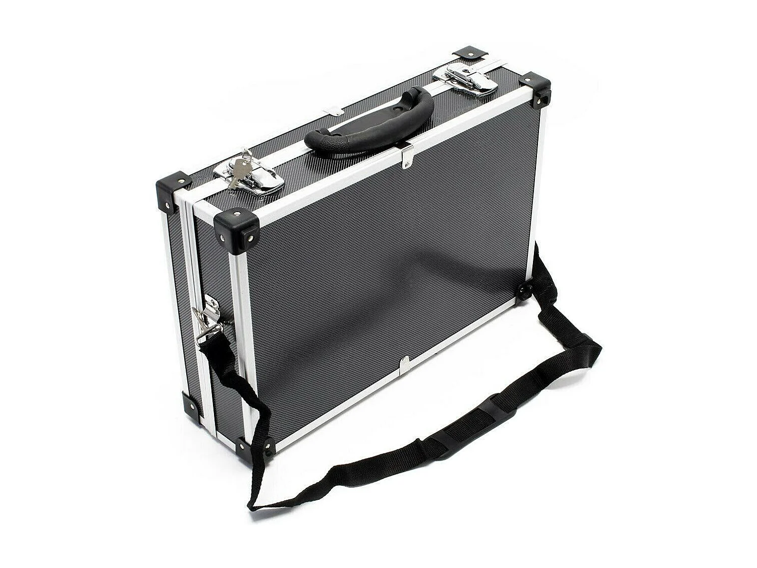 Juego de maletas de aluminio caja de aluminio maleta de aluminio caja de herramientas 3 maletas negro azul rojo 16_0002514