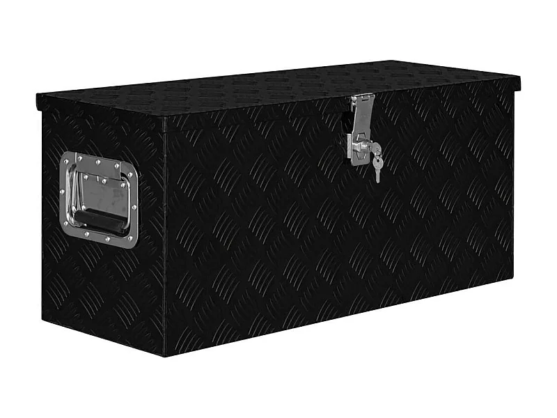 Caja de aluminio 80 x 30 x 35 cm negro 02_0003210