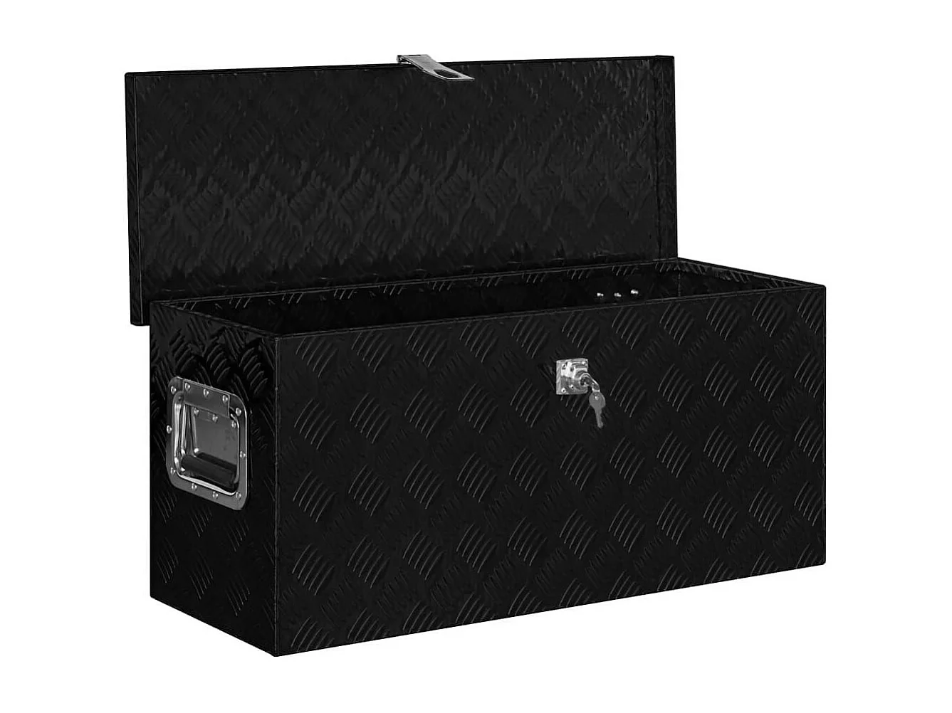 Scatola in alluminio 80 x 30 x 35 cm nera 02_0003210