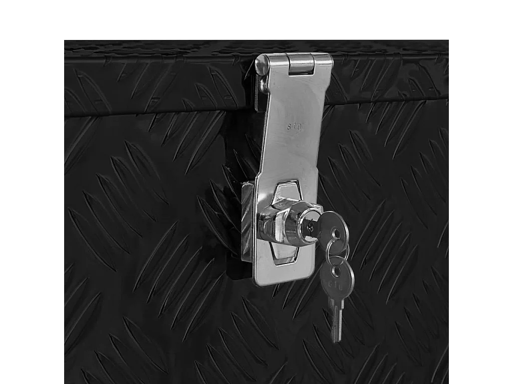 Scatola in alluminio 80 x 30 x 35 cm nera 02_0003210