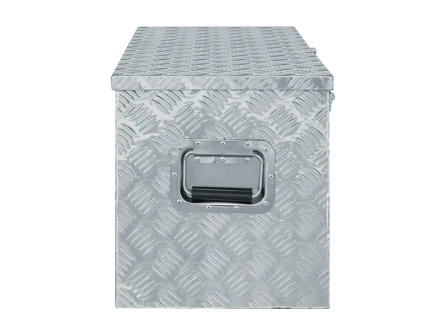 Caja de aluminio 110,5 x 38,5 x 40 cm plata 02_0003197