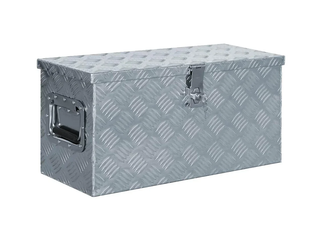 Caixa de alumínio de alta qualidade 61,5 cm ferramentas acessórios ou equipamentos prata 02_0003200