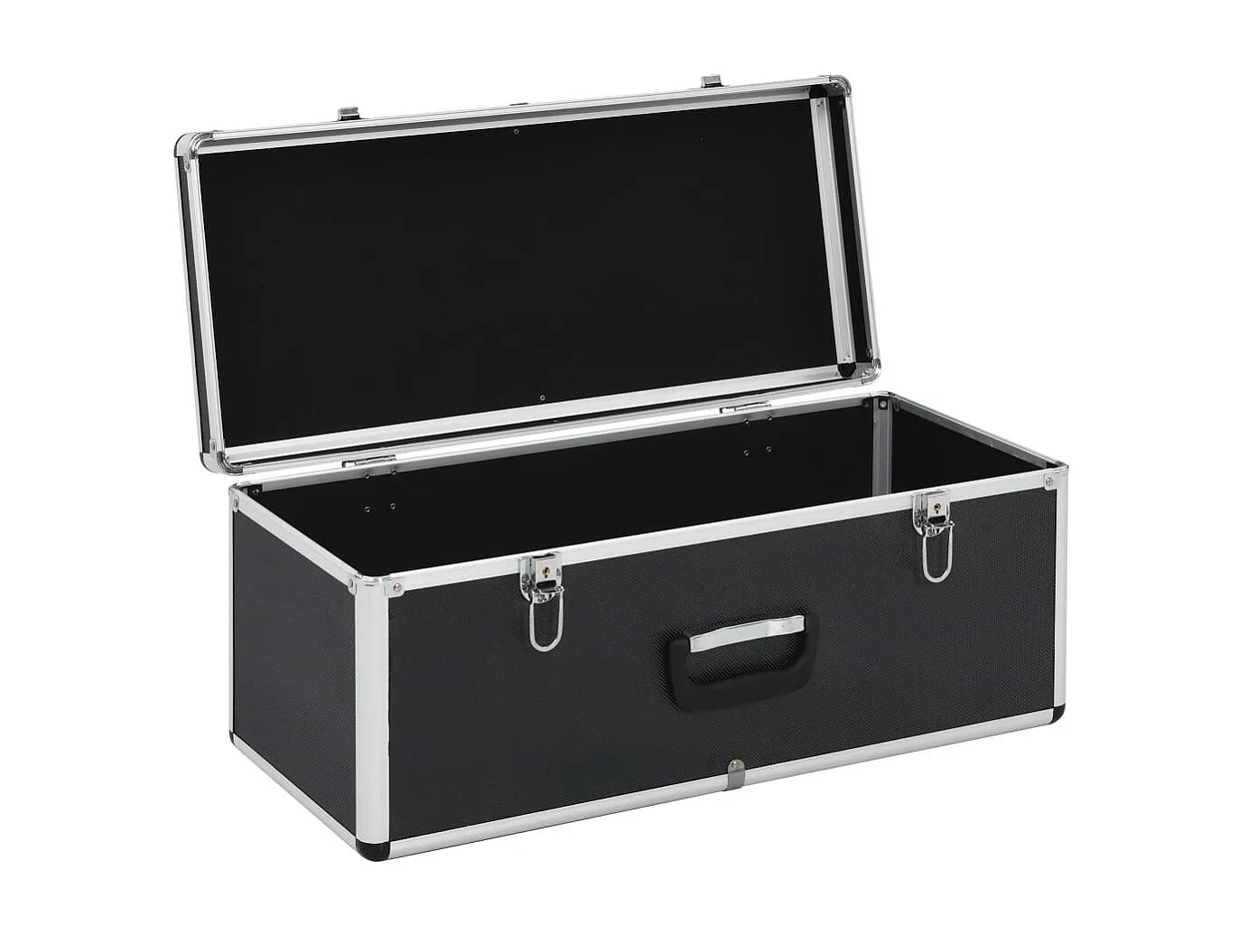 Scatole portaoggetti 2 pezzi alluminio nero 02_0003231