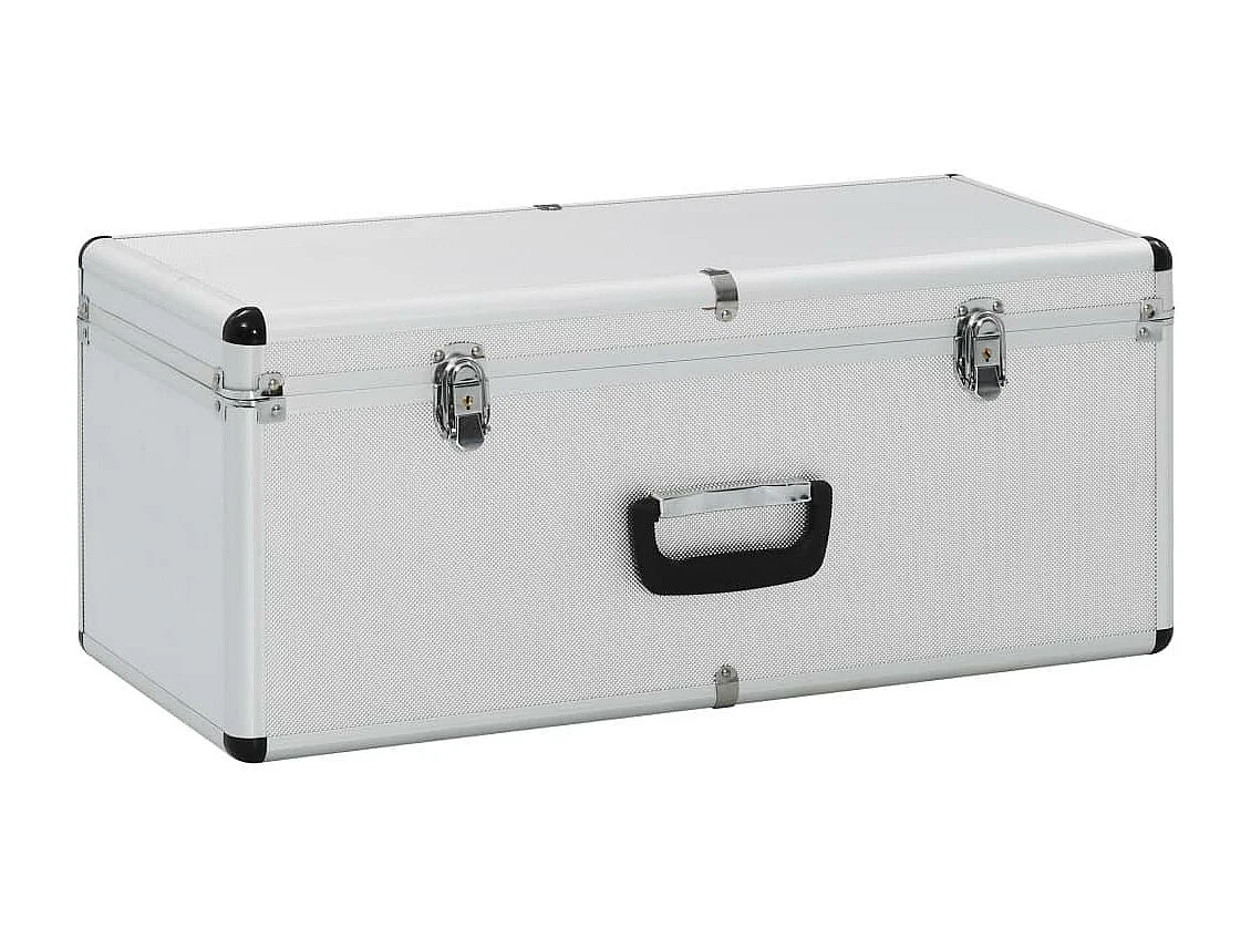 Boîtes de rangement 3 aluminium argenté 76 x 40 x 36 cm 02_0003232