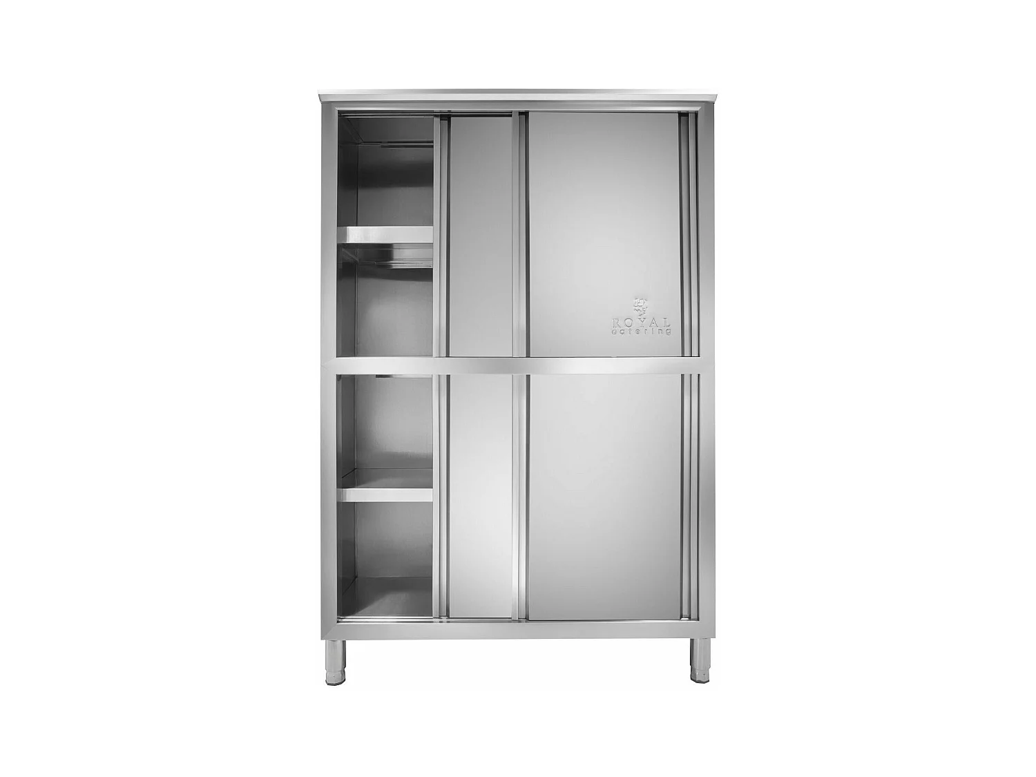 Armoire cuisine professionnelle inox argenté 118 x 50 x 180.5 cm 3614123