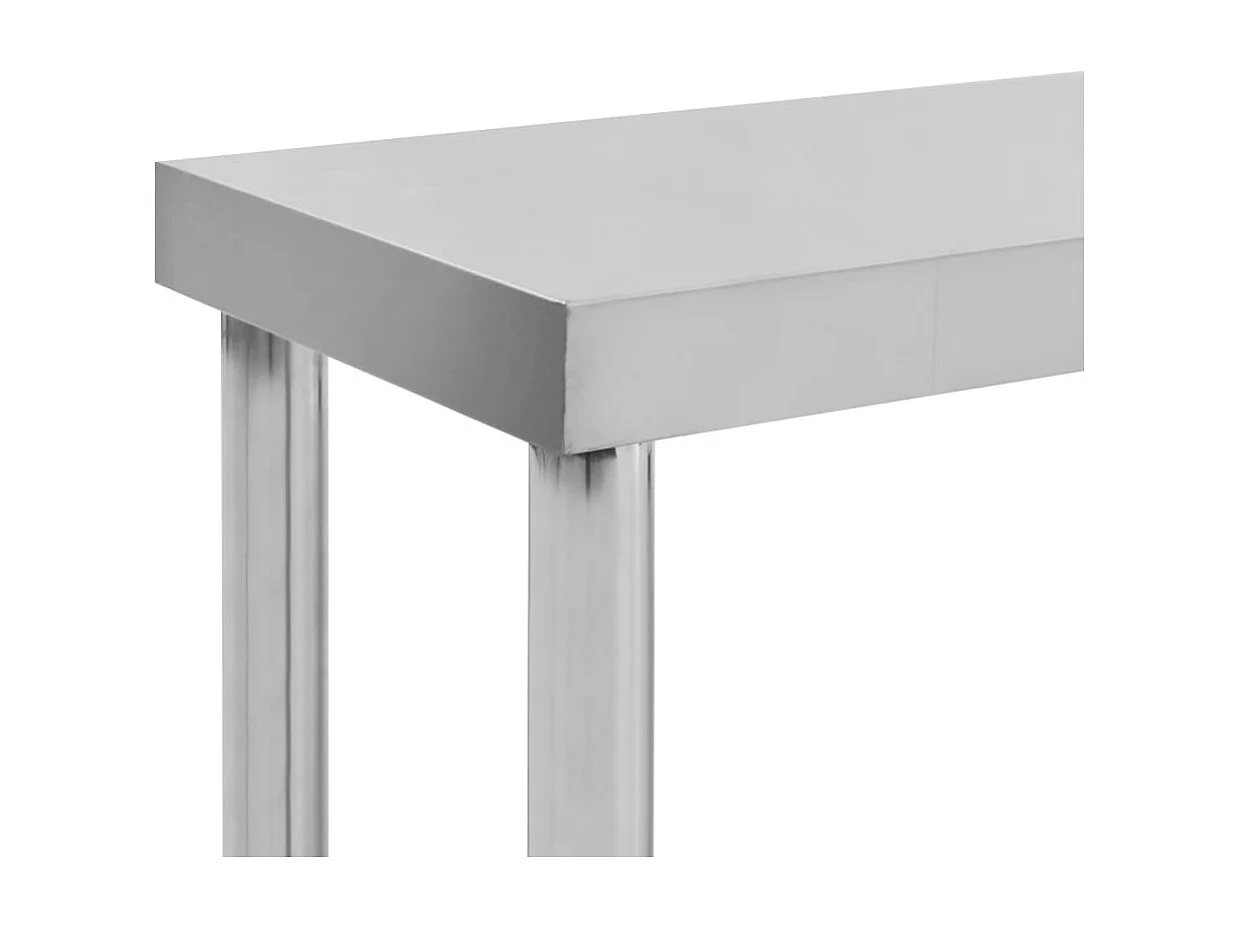 Estante de encimera 120 x 30 x 35 cm Acero inoxidable 02_0000011