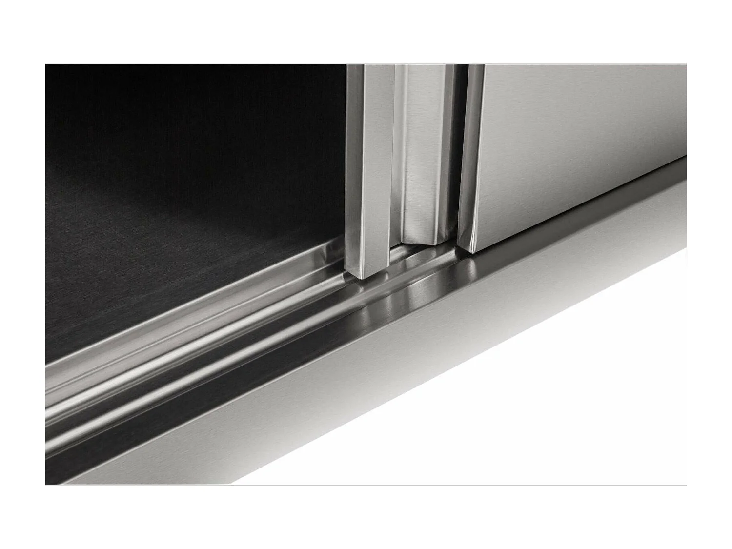 Pensile da cucina professionale in acciaio inox 160 x 40 x 65 cm 3614121