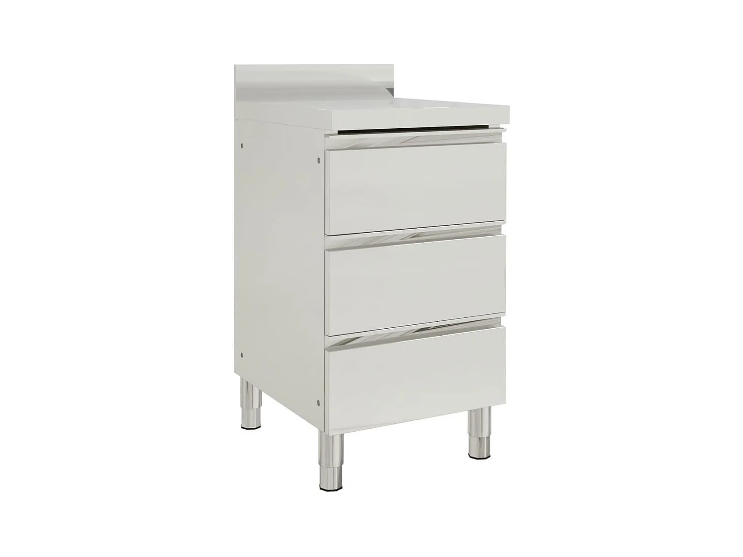 Armoire de cuisine commerciale argenté 50 x 60 x 95 cm 02_0000002