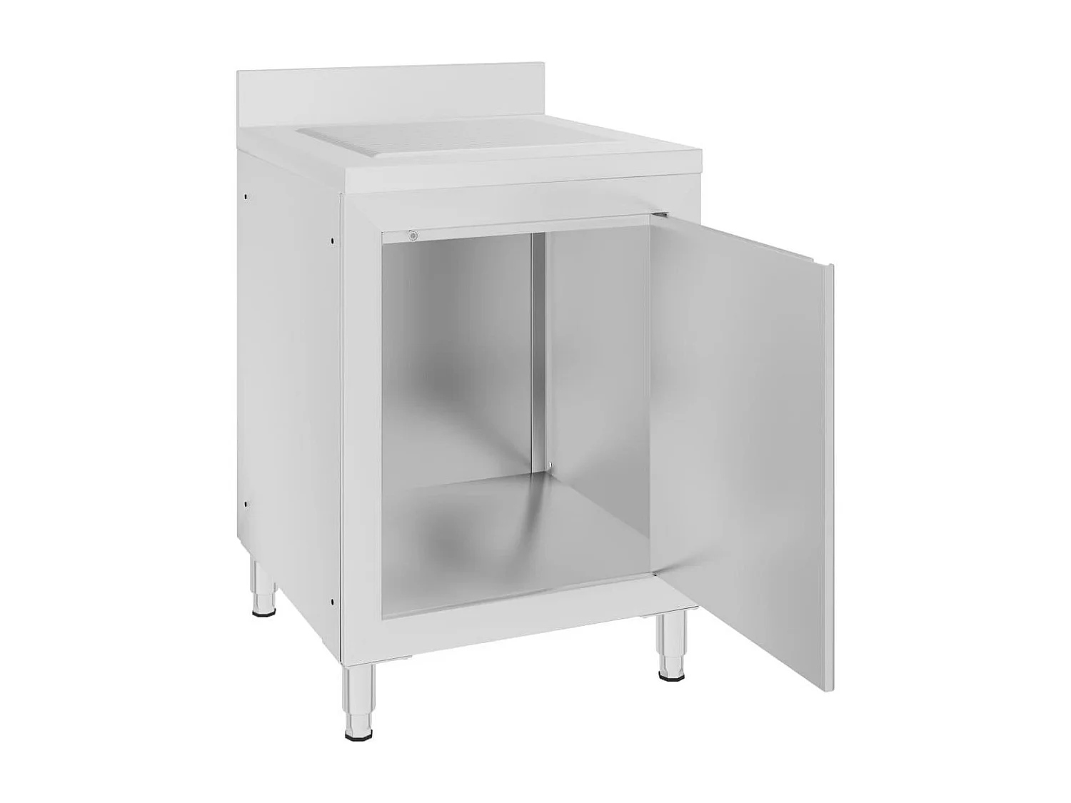 Armoire de cuisine commerciale argenté 60 x 60 x 95 cm 02_0000003