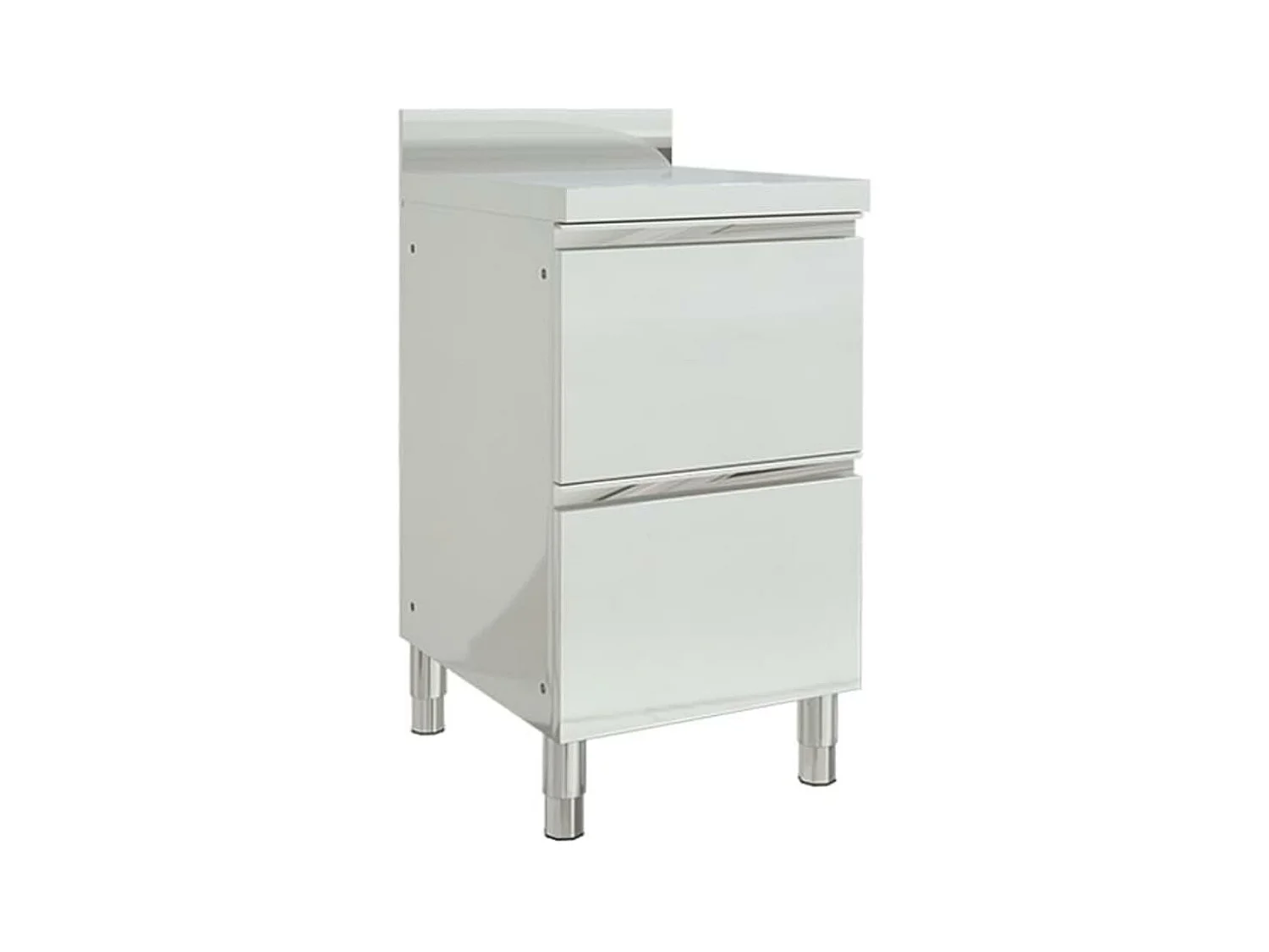 Mueble de cocina profesional 96 cm con 2 cajones de acero inoxidable 02_0000001