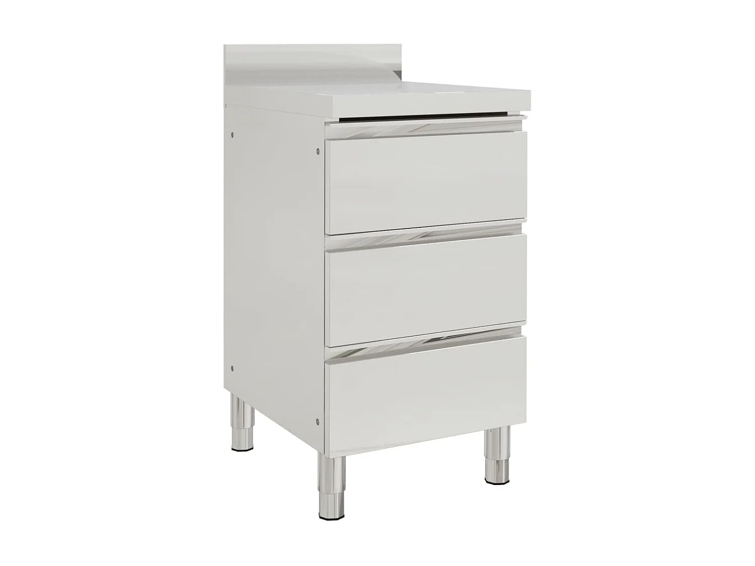 Lot de 2 armoires argenté 50 x 60 x 95 cm 02_0000004