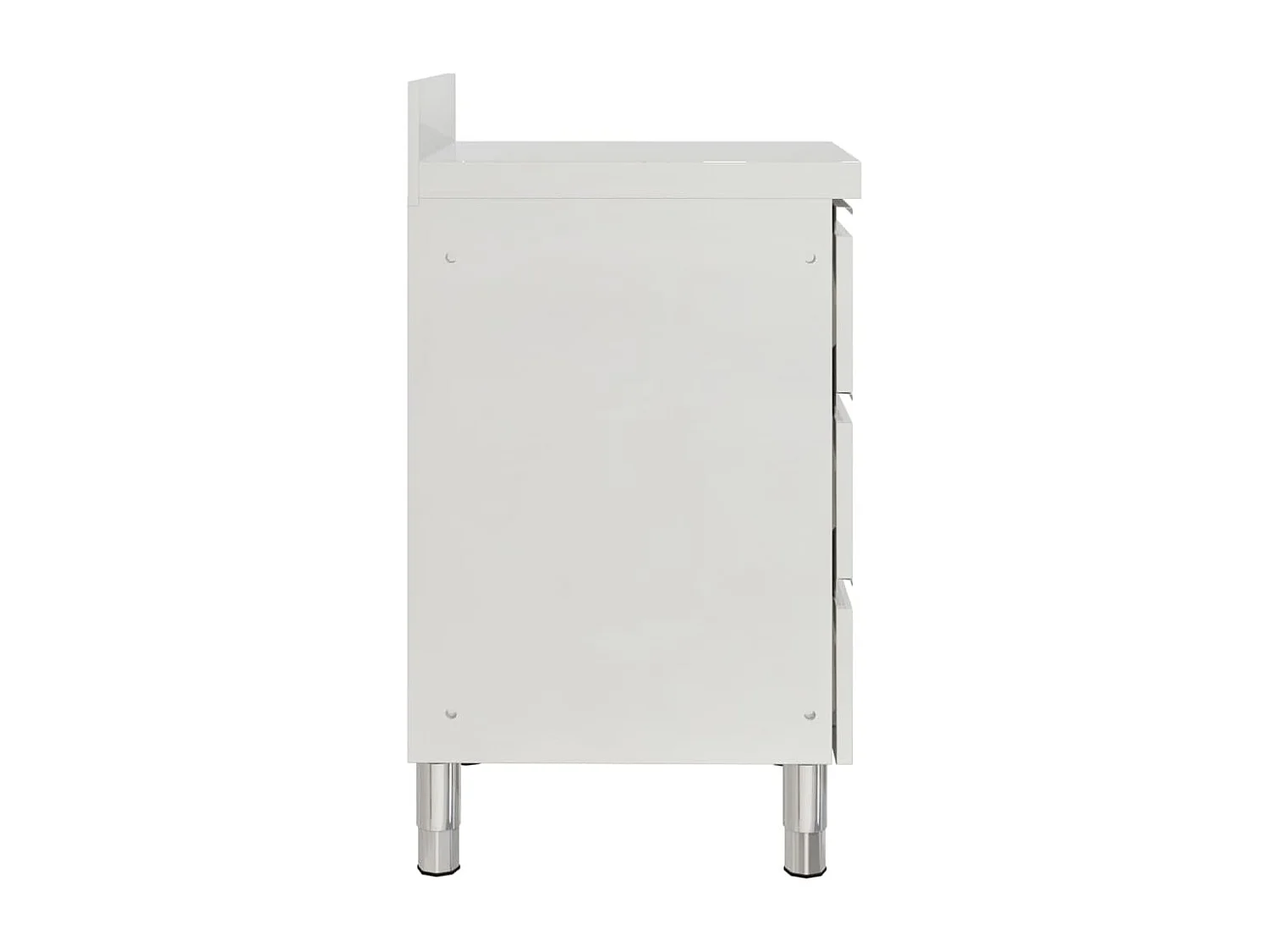 Lot de 2 armoires argenté 50 x 60 x 95 cm 02_0000008