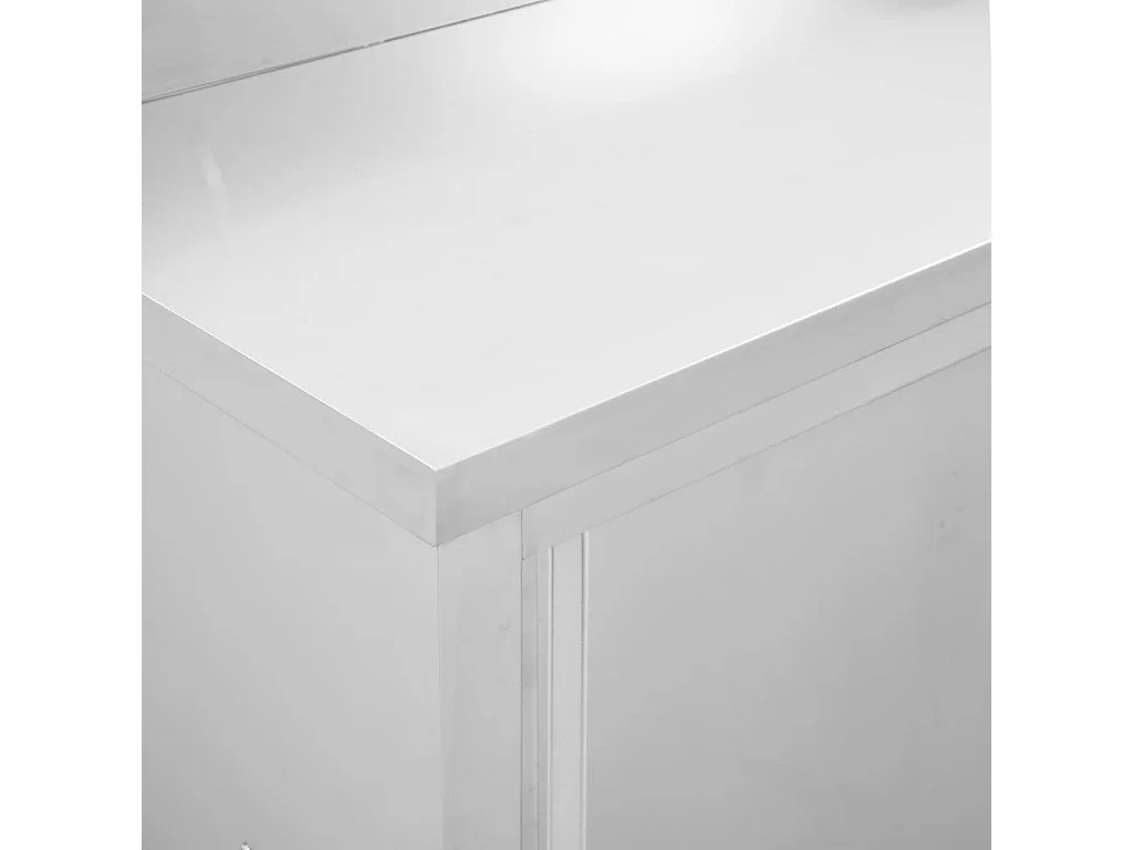 Lot de deux tables argenté 100 x 50 x 95 cm 02_0000010