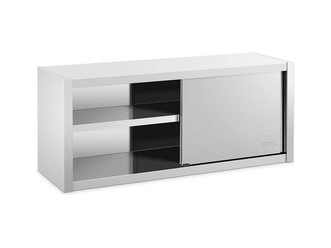 Armario alto de pared de acero inoxidable para cocina armario de almacenamiento profesional - 140 x 45 cm 14_0000466