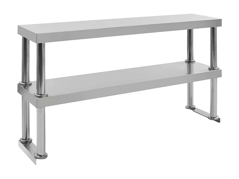 Étagère de table de argenté 120 x 30 x 65 cm 02_0000012