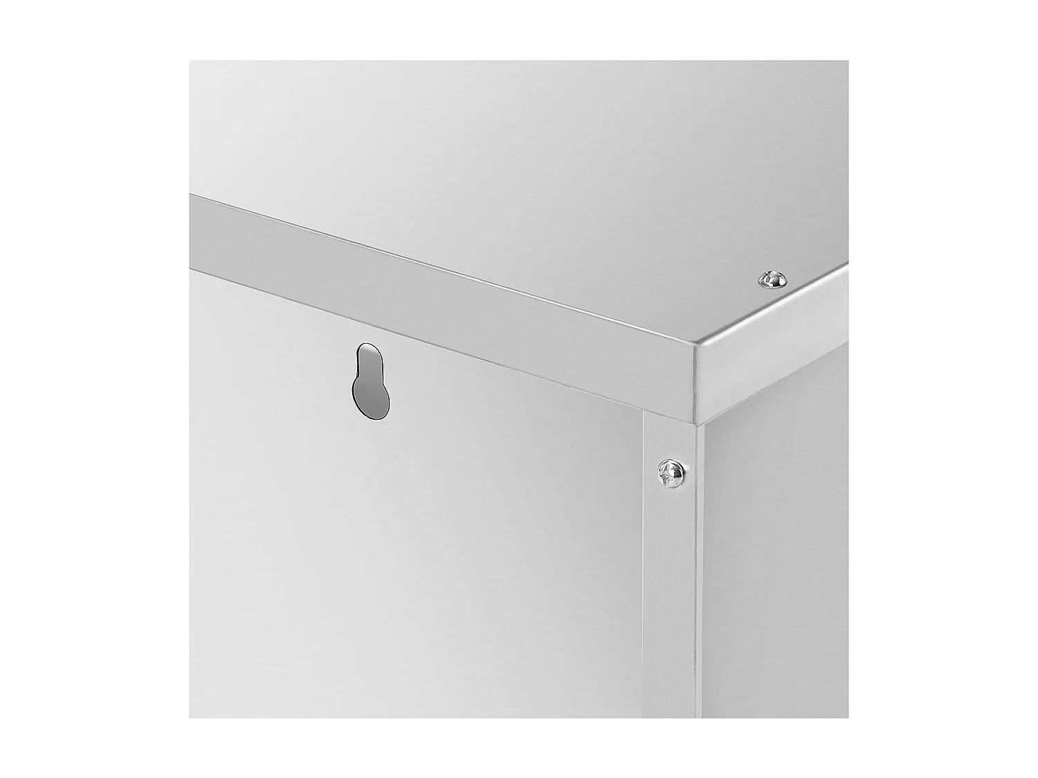 Armoire murale en acier argenté 90 x 40 x 50 cm 14_0005003