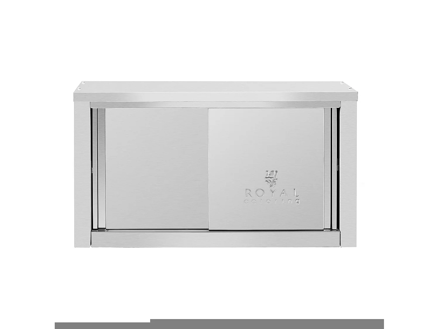 Armoire murale en acier argenté 90 x 40 x 50 cm 14_0005003