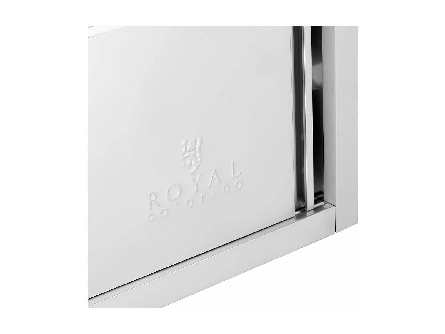 Pensile in acciaio inox pensile in acciaio inox con ante scorrevoli pensile da cucina pensile in acciaio inox 1200 x 400 x 500 mm portata 75 kg 14_0005007