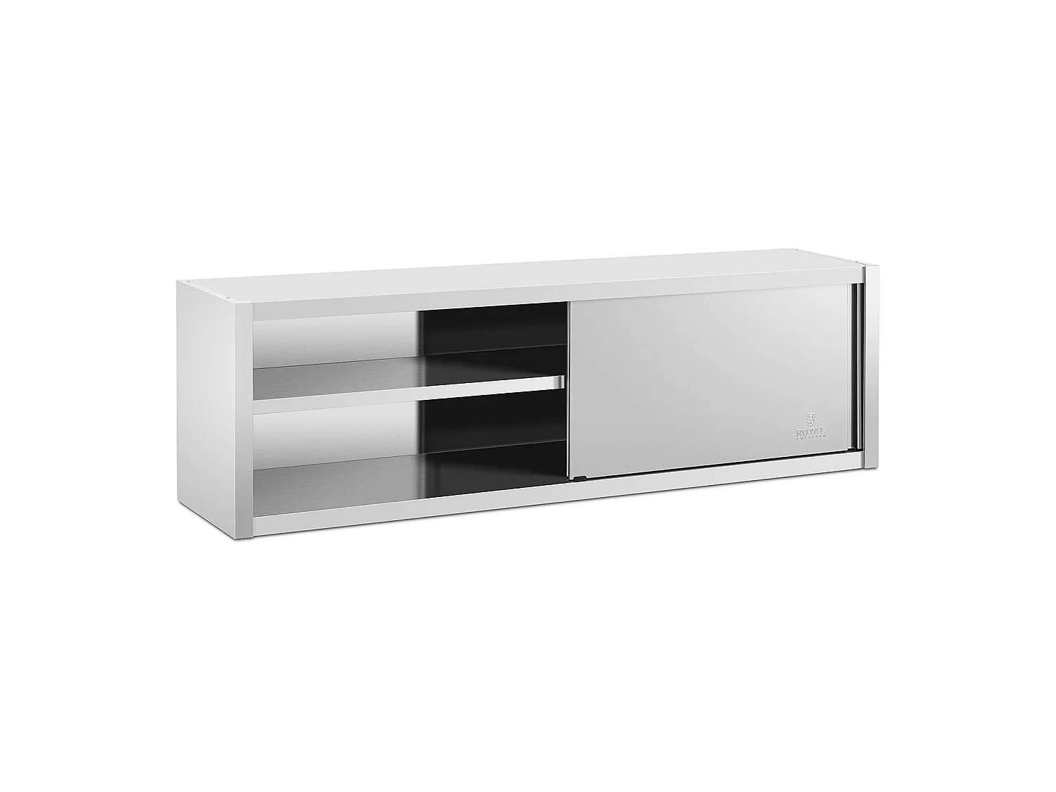 Armoire murale en inox argenté 200 x 45 x 60 cm 14_0005001