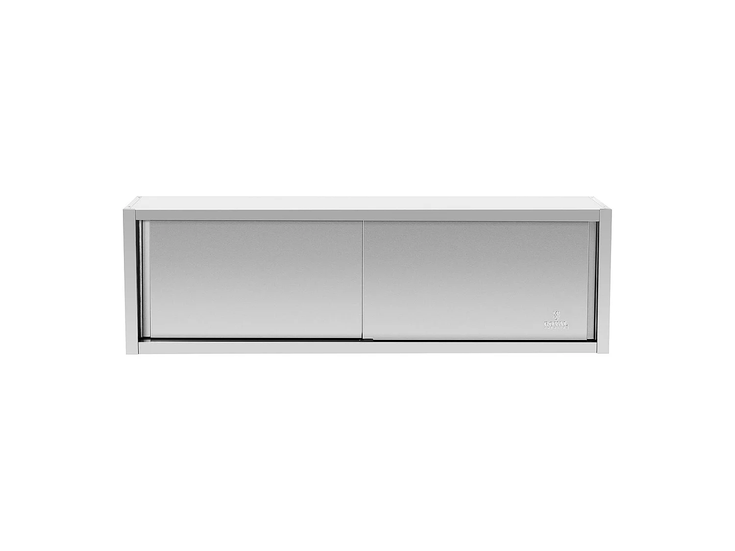 Armoire murale en inox argenté 200 x 45 x 60 cm 14_0005001