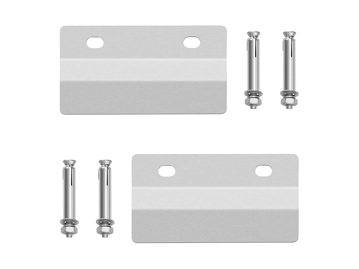 Armoire murale en inox argenté 200 x 45 x 60 cm 14_0005001