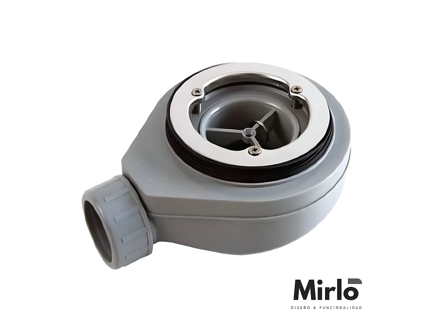 Mineralguss-Duschwanne extra flach VIC GRAU 90x120 cm